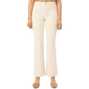 DL1961 Bridget Bootcut Corduroy Flare Pants in Cream